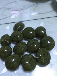 完美的艾叶青团做法图解8)