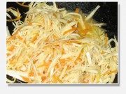 茭白肉丝做法图解4)