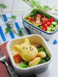 美味的维尼熊便当做法图解10)