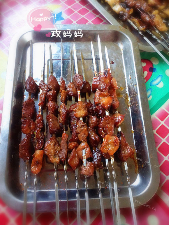 美味的烤肉串