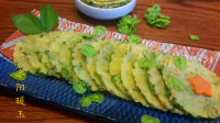 色香味俱全的榆钱鸡蛋饼