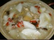 美味的萝卜煲羊肉