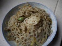 香醇的素炒藕片