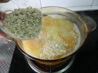 好吃的小米燕麦南瓜粥#新鲜做法图解4)