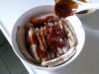 美味的香芋扣肉做法图解8)
