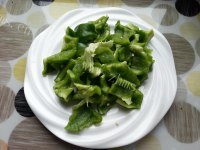 家常菜鸡蛋炒青椒做法图解1)