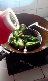 家常菜青椒塞肉做法图解11)