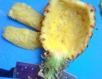 菠萝炒鸡丁做法图解1)