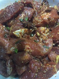 自制牛肉干做法图解10)