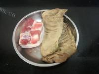 肉丝炒黑笋做法图解1)