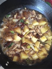 美味的咖喱鸡块做法图解5)