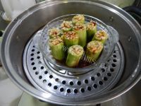 简单美味蒜香蒸丝瓜做法图解13)