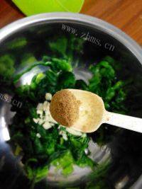 家常菜凉拌菠菜做法图解6)