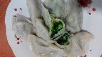 自己做的韭菜虾仁水饺
