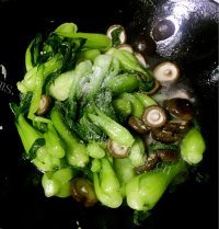 美味的香菇扒菜胆做法图解13)