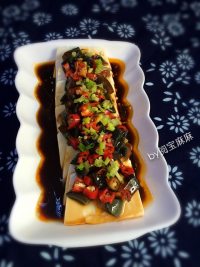 家常菜凉拌皮蛋豆腐