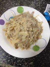#爱美食#金针菇炒肉丝做法图解7)