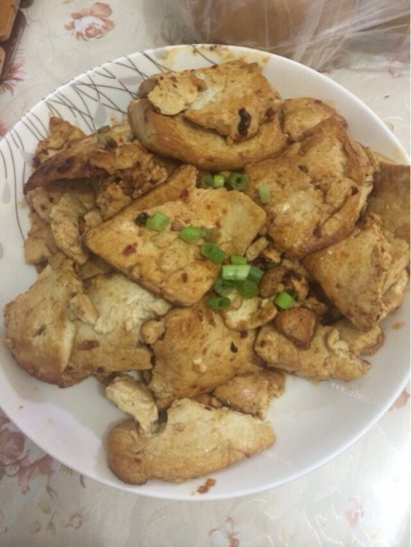 清爽的干煎豆腐