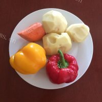 家常菜炒四丁做法图解1)