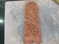 自制西瓜吐司做法图解7)