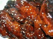 美味的香菇啤酒鸡翅