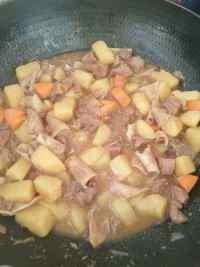 家常菜牛肉炖土豆