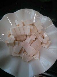 家常菜肉末蒸豆腐做法图解4)