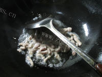 美味佳肴里脊肉菠菜花菜羹做法图解3)