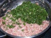 美味的地菜春卷做法图解5)
