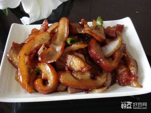 炒猪头肉