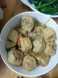 自制油豆腐塞肉
