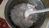 美味的水晶西米豆沙糕做法图解3)