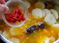 喜欢南瓜米酒年糕汤做法图解8)