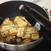 家常菜香煎豆腐做法图解6)