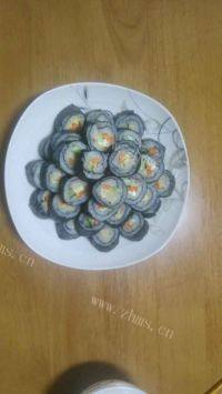 紫菜卷饭做法图解12)