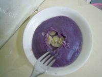 简易香蕉紫薯饼