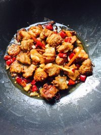 家常菜青豆爆脆骨做法图解5)