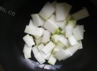 家常菜素炒冬瓜做法图解3)