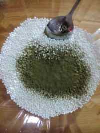 香浓抹茶蜜红豆水晶粽做法图解2)