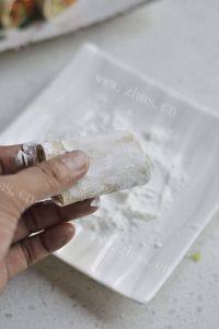 煎豆皮卷做法图解10)