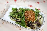 开胃蒜酱拌茄子做法图解7)