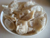 美味的茄子馅饺子