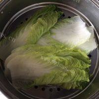 自己做的白菜肉卷做法图解2)