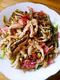 家常菜泡椒肉丝