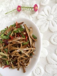 家常菜香辣豆干