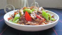 家常菜萝卜干炒肉