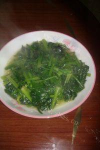 营养炒菠菜