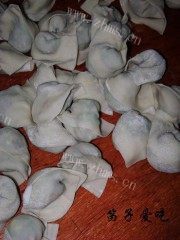 美味的鲜贝云吞做法图解3)