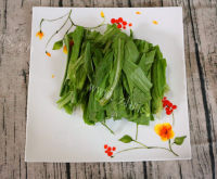香气浓郁的豆豉鲮鱼油麦菜做法图解2)