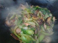 家常菜香菇扒油菜做法图解7)